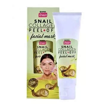 Маска-пленка для лица Banna Snail Collagen Peel-Off 120 мл 120 ml