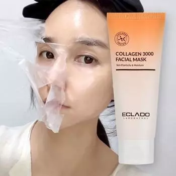 Маска-пленка для лица Eclado Collagen 3000, упаковка 70 г, 1 упаковка