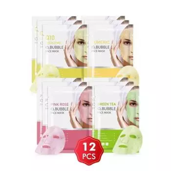 Маска-пленка для лица Skincare O2 Bubble, 12 шт.