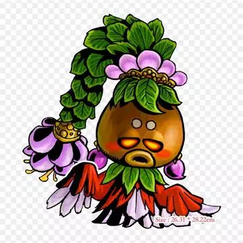 Маска принцессы Деку, маска принцессы «Легенда о Мажоре», виниловые нашивки с термопереносной печатью, наклейки для одежды, аппликации «сделай сам», моющиеся нашивки