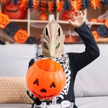 Маска призрака жука, полноразмерная латексная маска для косплея на Хэллоуин, маска ужасов Барбары и Адама для костюмированной вечеринки A