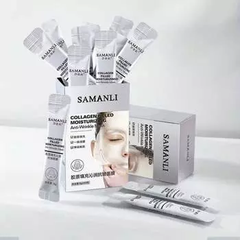 Маска против морщин, лифтинг, укрепление и осветление кожи, пилинг-маска белый