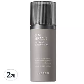 Маска-пузырь Saem Gem Miracle Black Pearl O2, 1 упаковка, 2 шт.