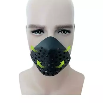 Маска-ракушка для выживания, защитная маска для лица, спортивная дорожная велосипедная силиконовая маска, подмасочная силиконовая маска, костюм Человека-паука, маска для носа, подушка, крутая чёрный