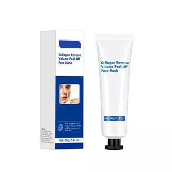 Маска с гидролизованным коллагеном питает и увлажняет кожу, повышая ее эластичность белый