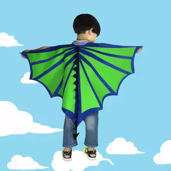 Маска с крыльями динозавра, костюм дракона для мальчиков и девочек, накидка, реквизит для фотосессии