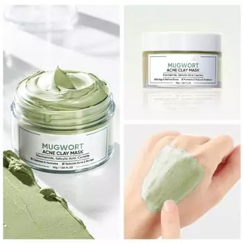 Маска с полынью увлажняет и питает, сужает поры, успокаивает кожу и содержит нежные и эффективные ингредиенты. One Size зелёный