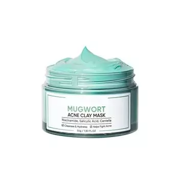 Маска с полынью увлажняет и питает, сужает поры, успокаивает кожу и содержит нежные и эффективные ингредиенты. зелёный