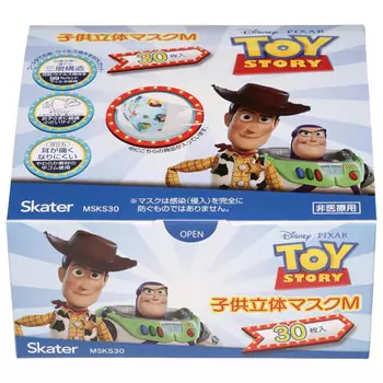 Маска скейтера 3-слойная нетканая 3D M для детей 30 шт. Disney Toy Story MSKS30-A