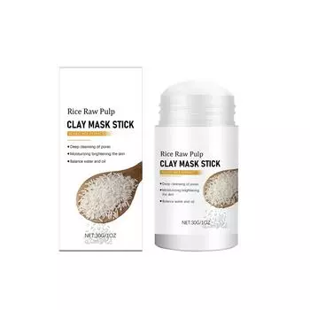 Маска-стик из рисового пюре для очищения, увлажнения и освежения кожи 30 г One Size