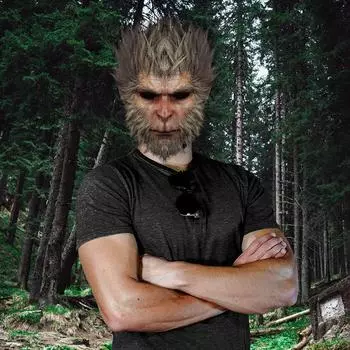 Маска Страшный Косплей Реквизит Игра Черный Миф Укун Cos Хэллоуин Вечеринка Игровой Реквизит Украшения Для Лица Мужчины Женщины Игровая Периферия