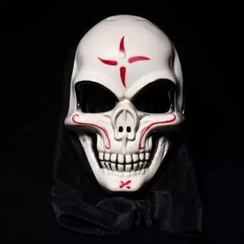 Маска ужаса демона-клоуна из латекса, страшная маска на Хэллоуин, забавная маска для украшения костюма на Хэллоуин, реквизит для вечеринки