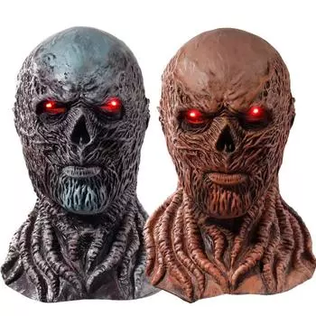 Маска Vecna Косплей Ужас Дьявол Анфас Шлем Латексные Маски Хэллоуин Карнавальная Вечеринка Реквизит