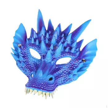 Маска в виде головы дракона 3D для косплей-мероприятий и вечеринок на Хэллоуин Style B