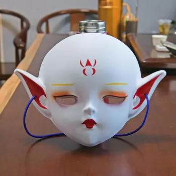 Маска вампира на Хэллоуин, реквизит, ужас, зомби, вторичный макияж для кино и телевидения, милые маски эльфа