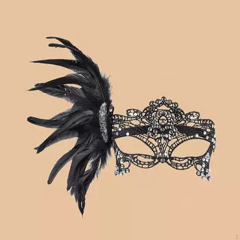Маскарадная маска для лица, косплей, новинка, перо Марди Гра для вечеринки, фестиваля, карнавала