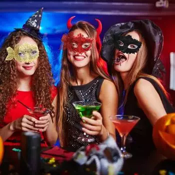 Маскарадная подушка для лица в стиле ретро венецианский Марди Гра женская подушка для лица на половину лица макияж кружевная подушка для лица