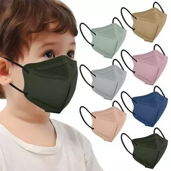 Маски для лица Nikitas для детей, 10 шт., детская одноразовая маска для мальчиков и девочек в возрасте от 2 до 12 лет One Size темно-синий