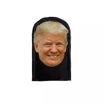 Маски для лица, защищающие от ультрафиолета, шея, дышащий пародийный капюшон One Size чёрный