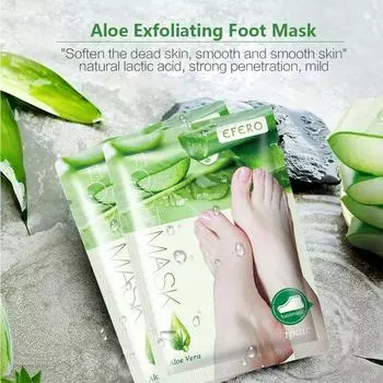 Маски для ног Пара ног Детский пилинг для ног 1 Отшелушивающие носки для ног Уход за кожей 5 мл One Size зелёный