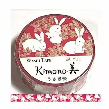 Masking Tape Rabbit Sakura 15mm7m GR-2017