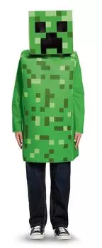 Маскировка Крипер Классический Minecraft Костюм Маленький 65642L (4-6) зелёный