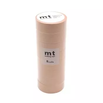 Маскирующая лента Kamoi Kakoshi mt 8P Ширина 15 мм x 7 м 485 Пастельно-морковный MT08P485