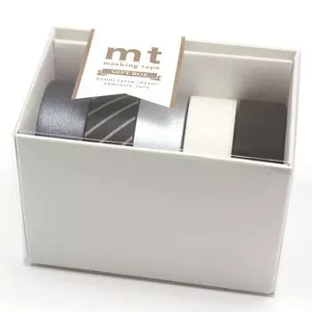Маскирующая лента Kamoi Kakoshi MT Gift Box Monotone 3 15 мм x 7 м 5 Объем Набор MT05G015