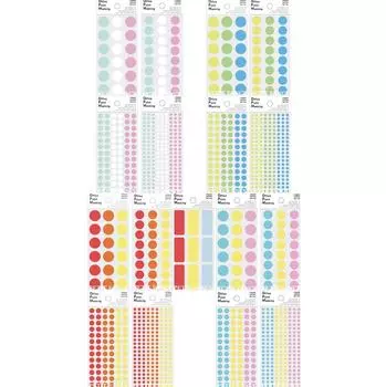 Маскирующие наклейки Petit Fancy Office Point (по 10 шт. Каждая) 17 вариантов / Этикетка категории / Этикетка-указатель / Этикетка Office / Инструменты для маркировки / Наклейки с бирками #OPM-L301A *10ea