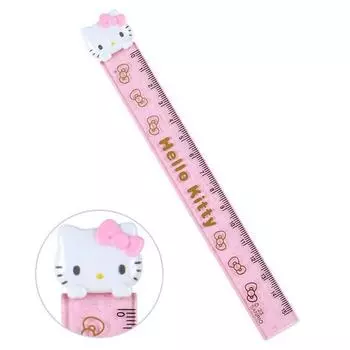 Маскот Sanrio Hello Kitty тонкая линейка 15 см, разноцветный, 1 шт., популярный персонаж в Корее
