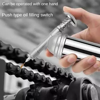 Масленка емкостью 80 куб. см, выходное давление 1000 фунтов на кв. дюйм, мини-шприц для смазки велосипеда, ручной масленка высокого давления, ручные инструменты, инструменты для ремонта
