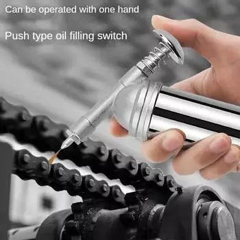 Масленка емкостью 80 куб. см, выходное давление 1000 фунтов на кв. дюйм, мини-шприц для смазки велосипеда, ручной масленка высокого давления, ручные инструменты, инструменты для ремонта