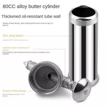 Масленка емкостью 80 куб. см, выходное давление 1000 фунтов на кв. дюйм, мини-шприц для смазки велосипеда, ручной масленка высокого давления, ручные инструменты, инструменты для ремонта