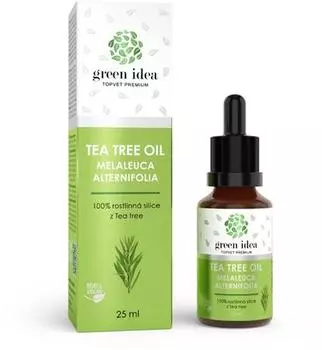 Масло чайного дерева Green Idea 100% чистое эфирное масло TU прозрачный