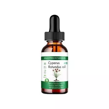 Масло циперуса - уменьшает рост волос на теле, разглаживает кожу и удаляет волосы, увлажняет и успокаивает, подходит для всех типов кожи 60 мл One Size