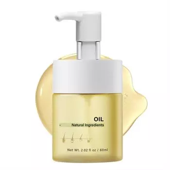 Масло циперуса уменьшает рост волос на теле, успокаивает и питает кожу, что делает его пригодным для использования на всем теле, 60 мл One Size белый