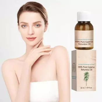 Масло Cyperus Rotundus для удаления волос, натуральное масло кипрея, уменьшает рост волос, успокаивает кожу, идеально подходит для мужчин и женщин, 50 мл One Size