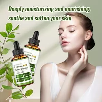 Масло Cyperus Rotundus для удаления волос, натуральное масло кипрея, уменьшает рост волос, успокаивает кожу, идеально подходит для мужчин и женщин, 60 мл One Size