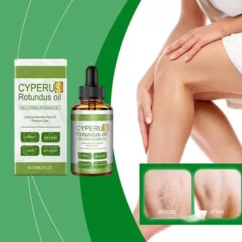 Масло Cyperus увлажняющее питательное удаление волос на теле уменьшение Rotundus Oil уход покраснение Body Pro M1U3 60ml-1pcs