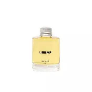 Масло для бритья Leaf Shave с многоразовой пипеткой — обеспечивает нежное увлажнение и уменьшает раздражение для женщин и мужчин, 50,3 мл (1,7 унции), 1 шт.