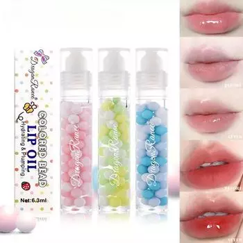 Масло для губ Bead Water Блеск для губ Прозрачный бесцветный блеск для губ Water ripple увлажняющий блеск для губ