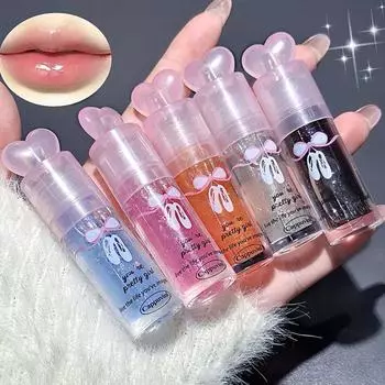 Масло для губ Cappuvini Ballet Girl Gradient Lip Oil Water Gloss Lip Plumping Fine Shimmer Moisturizing Lip Balm Lip Gloss