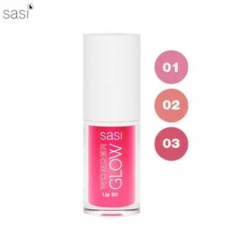 Масло для губ Sasi Wonder Glow 2,5 г. №01-03 - Тайская косметика 01 Shiny Pink