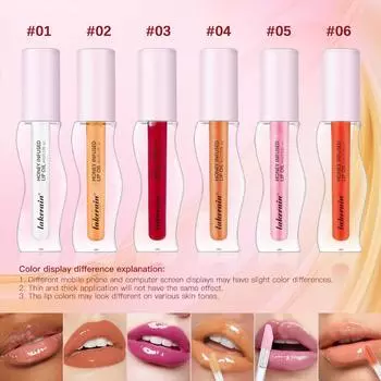 Масло для губ Wave Lip Oil Cross border Увлажняющее и увлажняющее средство Radiant Toothed Lips Увлажняющее масло #1