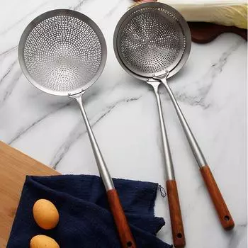 Масло для хот-пота Кухонный инвентарь Аксессуары для жарки Посуда для вок Столовая утварь Шумовка Фильтр Ложки Дуршлаг 18cm