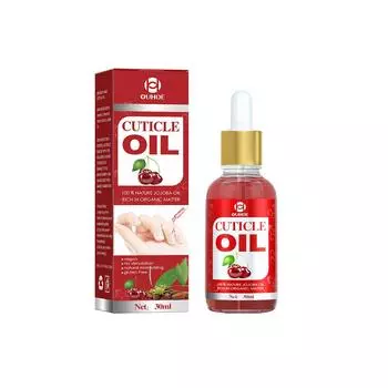 Масло для кутикулы, 30 мл Масло для кутикулы с ароматом вишни, натуральное масло для кутикулы с витамином Е, масло для кутикулы для увлажнения ногтей
