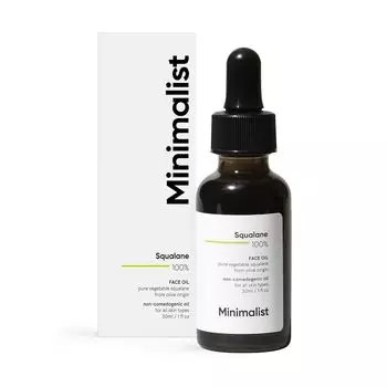 Масло для лица Сквалан 100% (30 мл), Squalane 100% Face Oil, Minimalist
