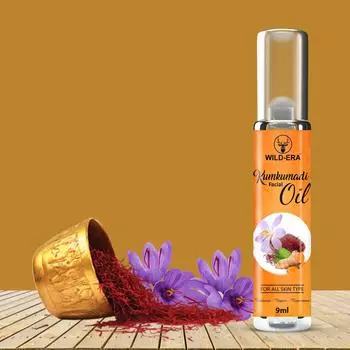 Масло для лица WILDERA Kimsukadi 100% аюрведическая формула из 24 трав || Для типа кожи || Сияние, питание кожи 9 мл