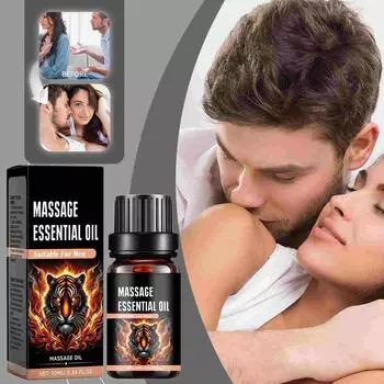 Масло для массажа для мужчин, гель для эрекции, масло для тела, масло для увеличения эрекции, масло для массажа для мужчин, 10 мл One Size