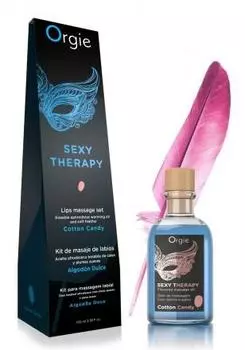 Масло для массажа Kissable SEXY THERAPY Cotton Candy 100мл TU прозрачный